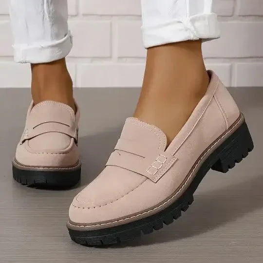 Damen Flache Slip-On Loafer | Klassisch