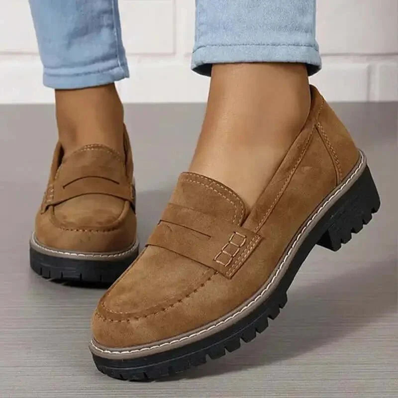 Damen Flache Slip-On Loafer | Klassisch