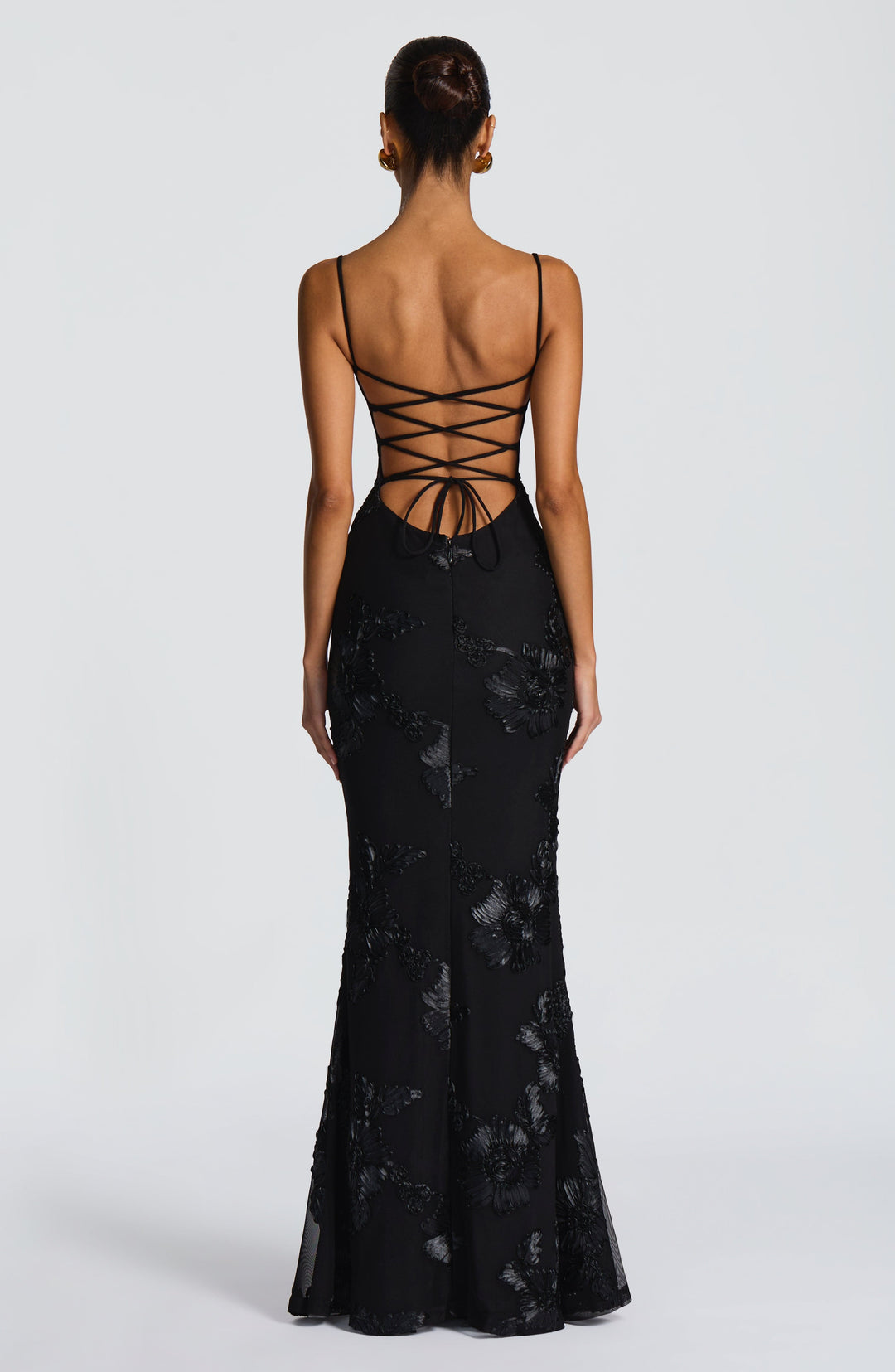 Robe maxi sans manches à décolleté en cœur | Coupe ajustée femme