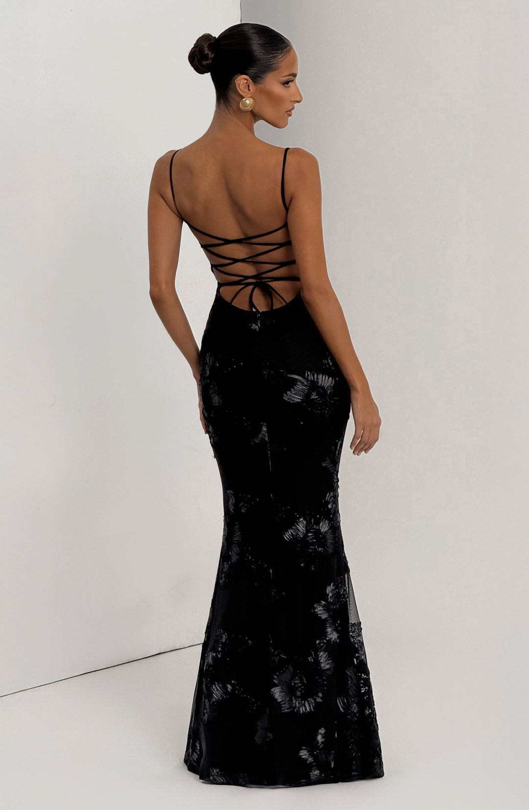 Robe maxi sans manches à décolleté en cœur | Coupe ajustée femme