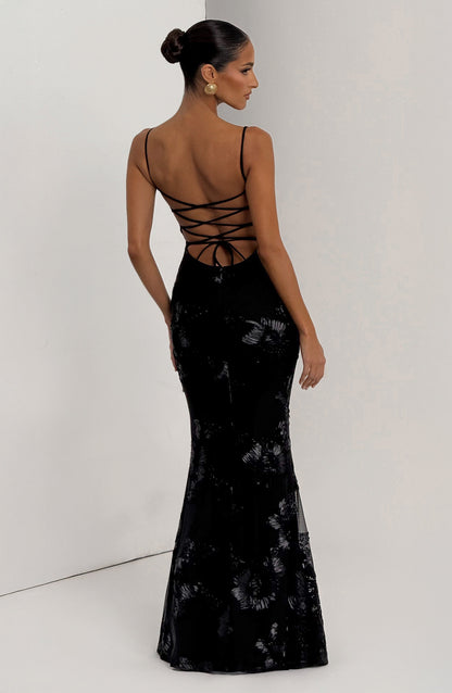 Abito Maxi Donna Senza Maniche con Scollo a Cuore | Taglio Attillato