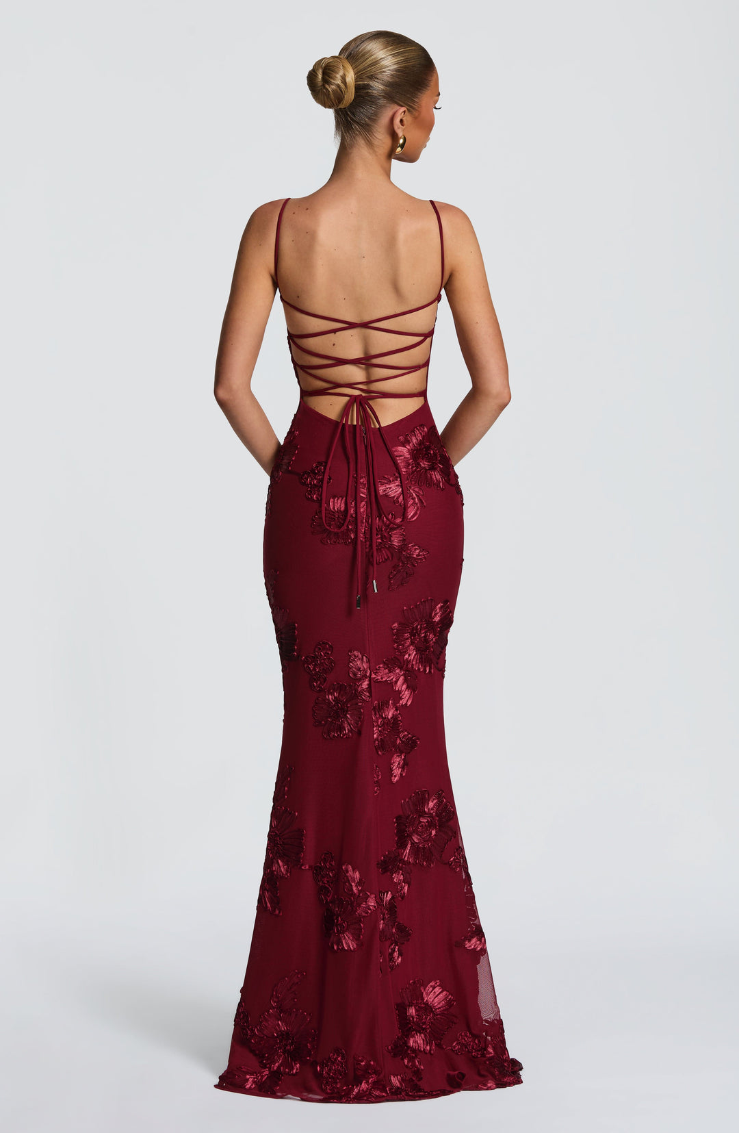Robe maxi sans manches à décolleté en cœur | Coupe ajustée femme