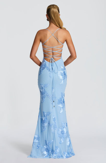 Abito Maxi Donna Senza Maniche con Scollo a Cuore | Taglio Attillato