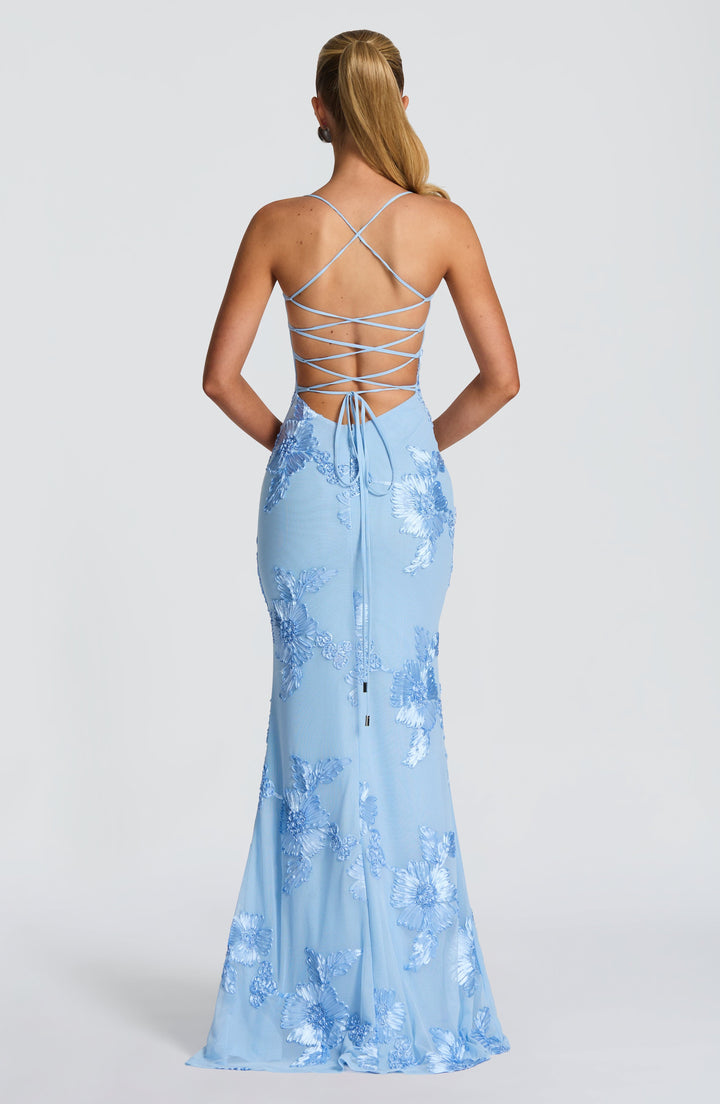 Robe maxi sans manches à décolleté en cœur | Coupe ajustée femme