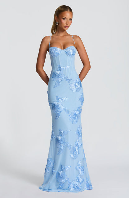 Abito Maxi Donna Senza Maniche con Scollo a Cuore | Taglio Attillato