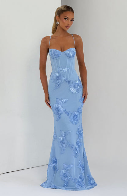 Abito Maxi Donna Senza Maniche con Scollo a Cuore | Taglio Attillato