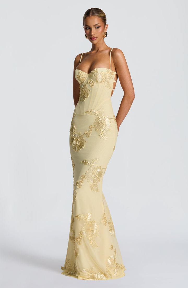 Robe maxi sans manches à décolleté en cœur | Coupe ajustée femme