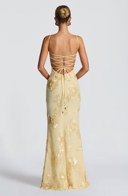 Abito Maxi Donna Senza Maniche con Scollo a Cuore | Taglio Attillato