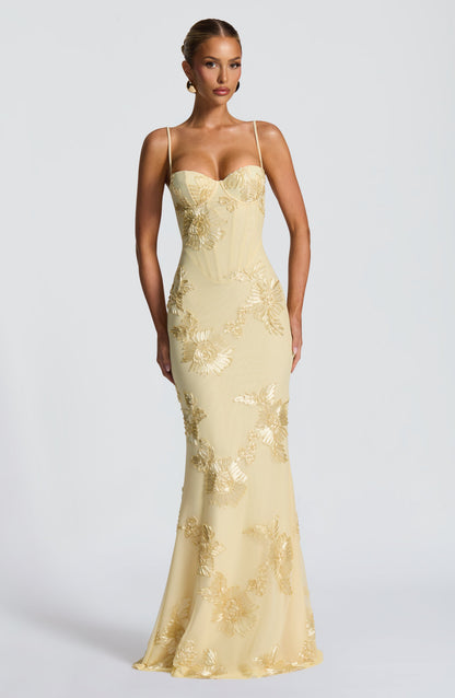 Abito Maxi Donna Senza Maniche con Scollo a Cuore | Taglio Attillato