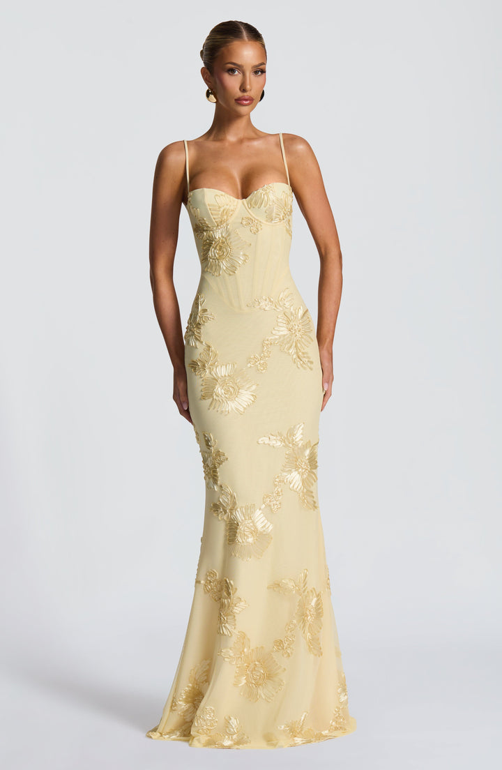 Robe maxi sans manches à décolleté en cœur | Coupe ajustée femme