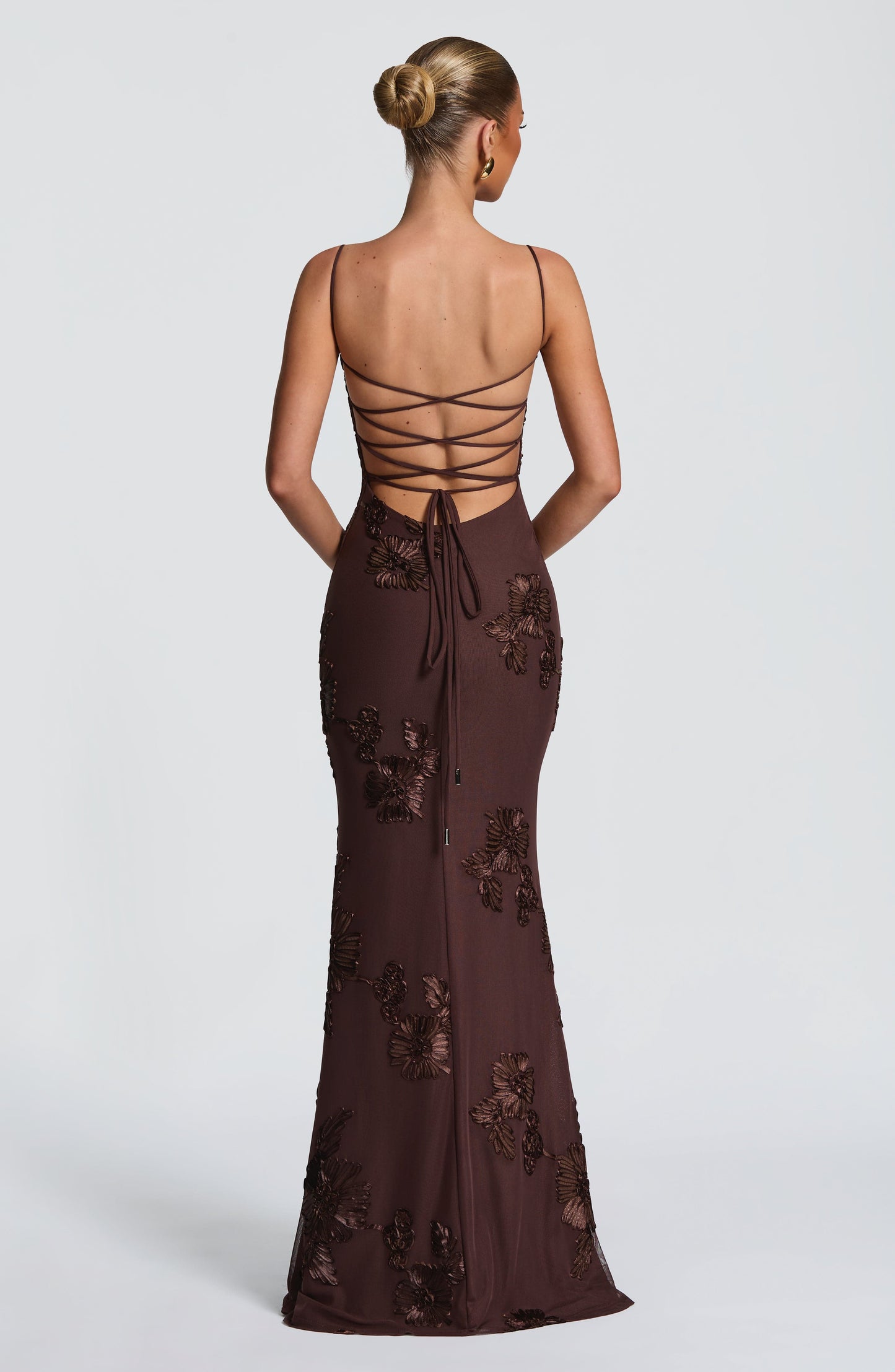 Abito Maxi Donna Senza Maniche con Scollo a Cuore | Taglio Attillato