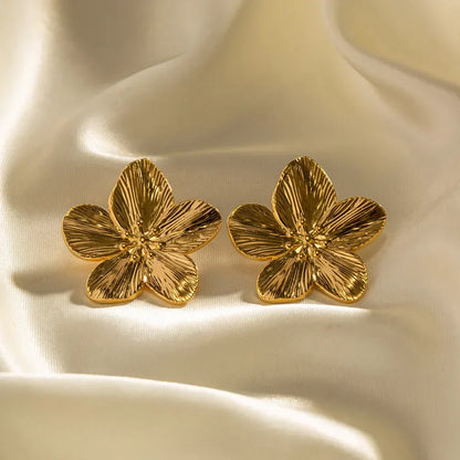Ohrringe mit Blumenmotiv für Damen
