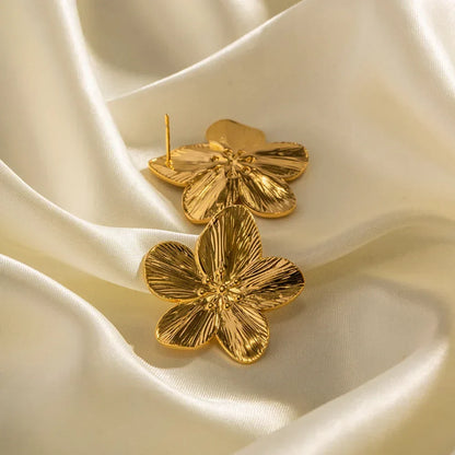 Ohrringe mit Blumenmotiv für Damen