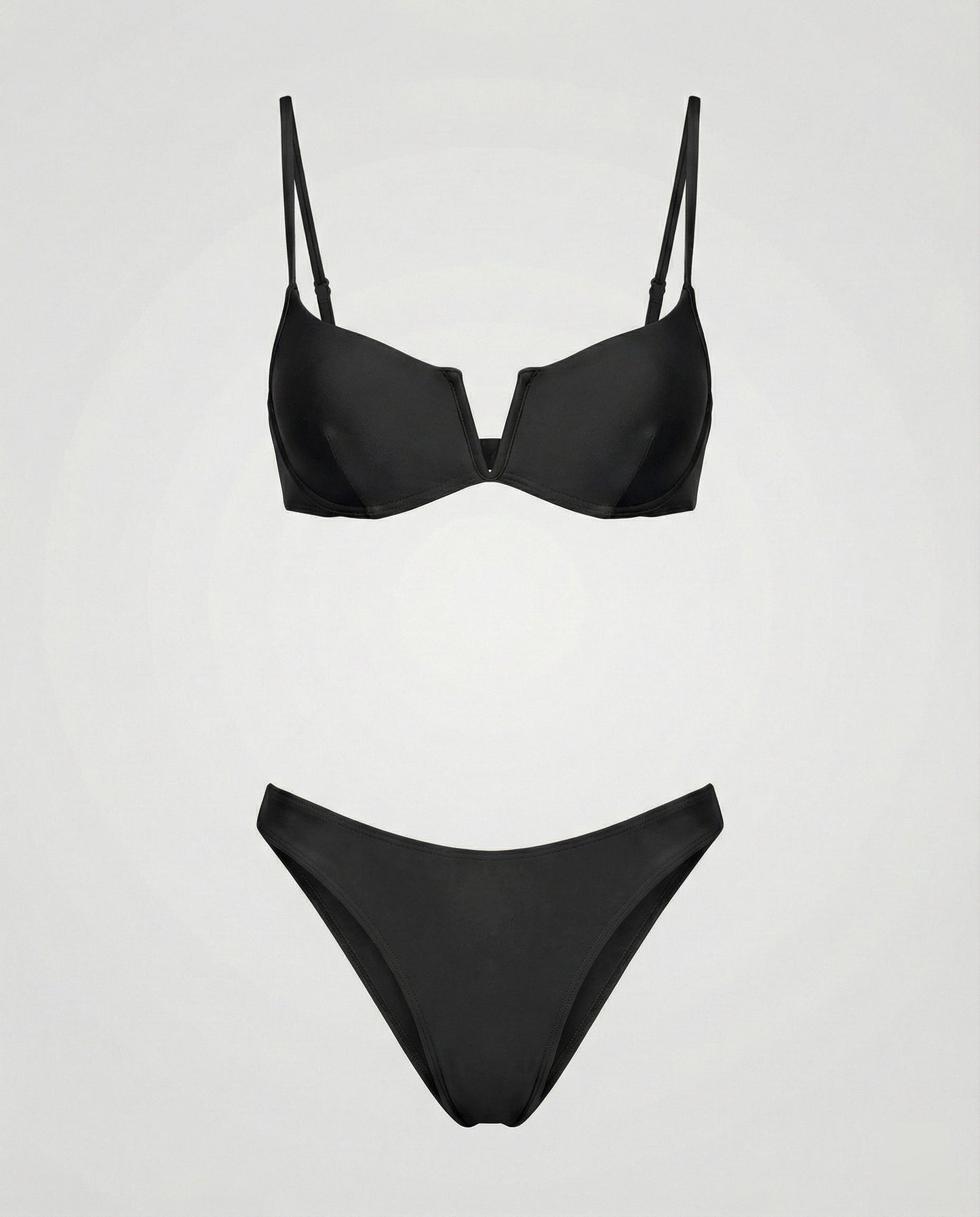 Bikini donna con ferretto e effetto push-up | Spalline regolabili