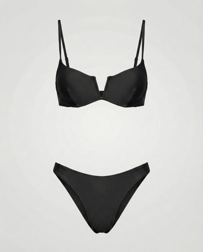 Bikini donna con ferretto e effetto push-up | Spalline regolabili