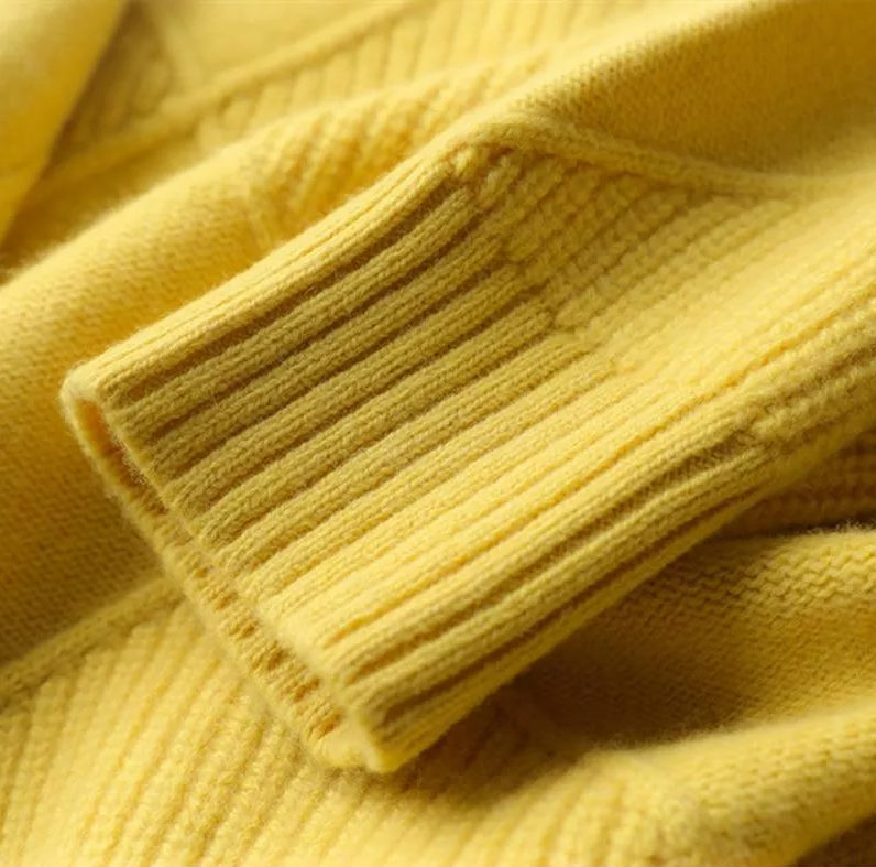 Pull en tricot à col roulé