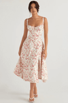 Romantisches Damenkleid mit Blumenmuster – Femininer Chic