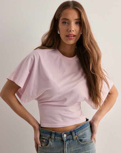 T-Shirt Damen mit Weitem Ärmel-Design