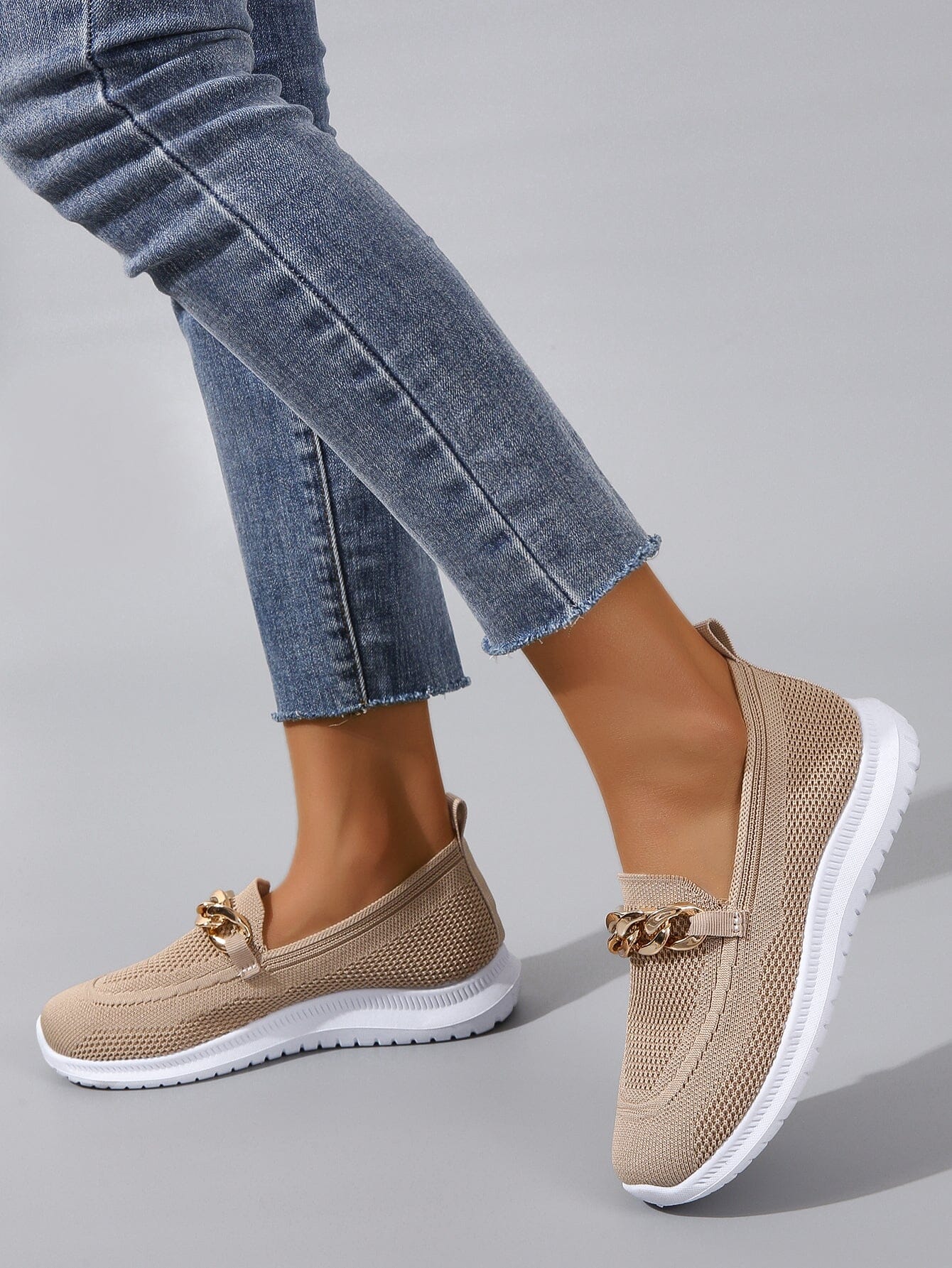 Mocassini da donna in maglia slip-on | Tempo libero