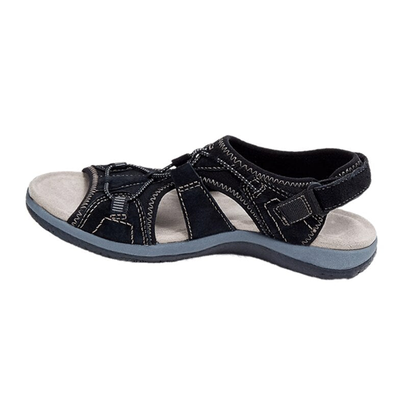 Damen Offene Sandalen mit verstellbaren Riemen | Sommer