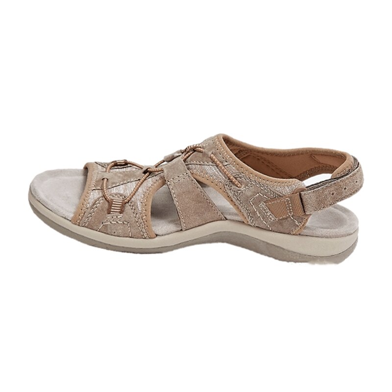 Damen Offene Sandalen mit verstellbaren Riemen | Sommer