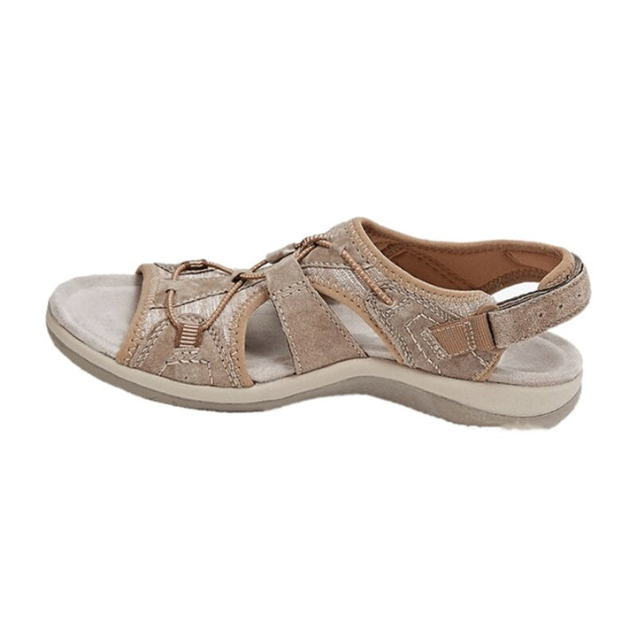 Damen Offene Sandalen mit verstellbaren Riemen | Sommer
