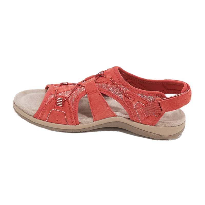 Damen Offene Sandalen mit verstellbaren Riemen | Sommer