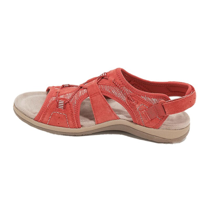 Damen Offene Sandalen mit verstellbaren Riemen | Sommer