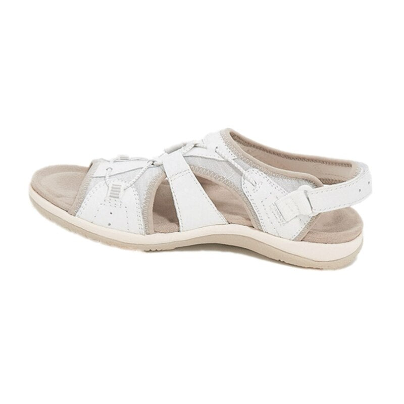 Damen Offene Sandalen mit verstellbaren Riemen | Sommer