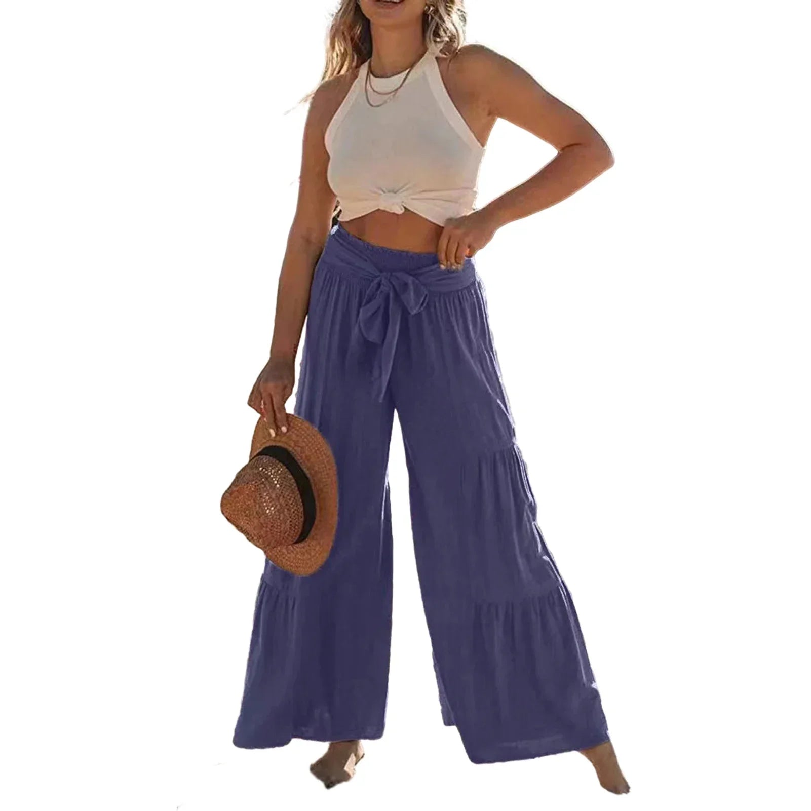 Weite Hose für Damen im Sommer