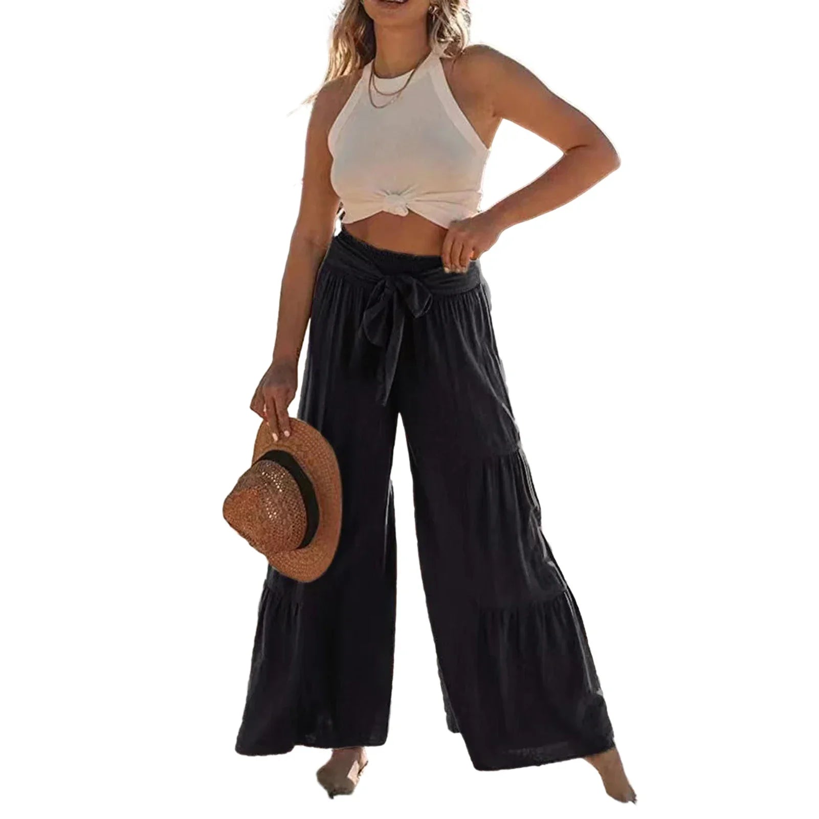 Weite Hose für Damen im Sommer