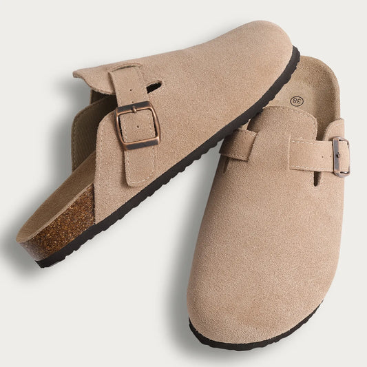 Wildleder Clogs für Damen im Herbst