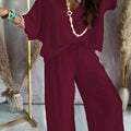 Zweiteiler Damen Set | Fließender Boho-Komfort für warme Tage | Elina